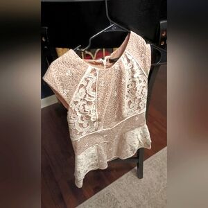 BCBG Lace Top